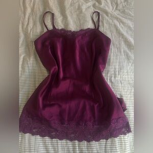 Vintage burgandy Lace Top